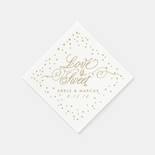 De Papel O "amor é guardanapo extravagantes do casamento"
