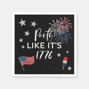 De Papel O partido como ele é 1776 guardanapo do partido