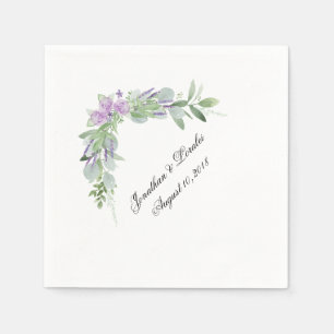 De Papel Personalize seus guardanapo hortaliças & lavanda