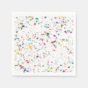 De Papel Pinte guardanapo do Splatter