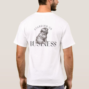 De Pé nos Negócios   Camiseta Branca