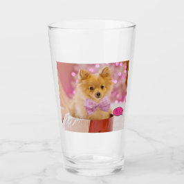 De Pint Copo com Cachorrinho Pomerânia Fofinho