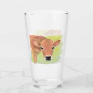 De Pint Copo do vidro da vaca da aguarela