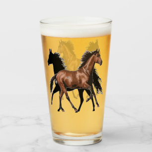 De Pint Copo do vidro do cavalo