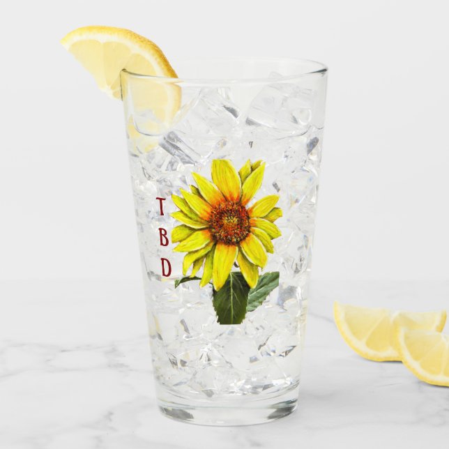 De Pint Copo para Bebidas Girassol (Gelo frontal)