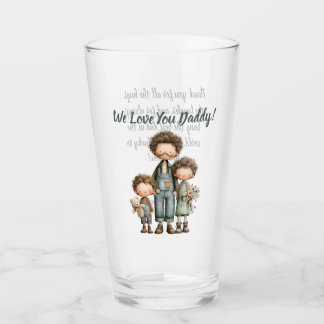De Pint Copo personalizado do Dia dos Pais para Pai e Filh
