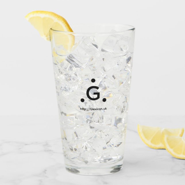 De Pint Copo Tumbler Glexicon UK (Gelo frontal)