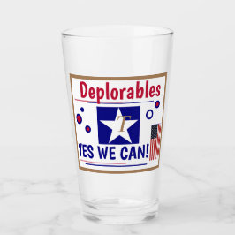 De Pint Deploráveis Sim nós Podemos! Copo