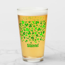 De Pint Saúde Trevos Irlandeses Sortudos Copo Personalizad
