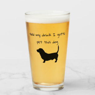 De Pint Segure meu copo Eu tenho que acariciar este vidro