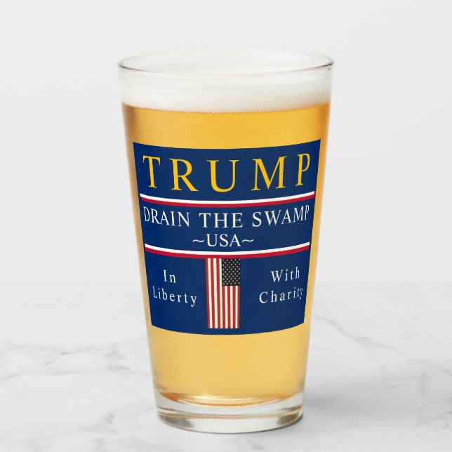 De Pint Trump Drenar o Pântano Copo (Frente (Preenchido))