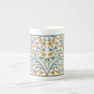 De Porcelana Arte Nouveau - caneca