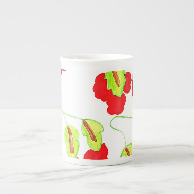 De Porcelana caneca (Frente)