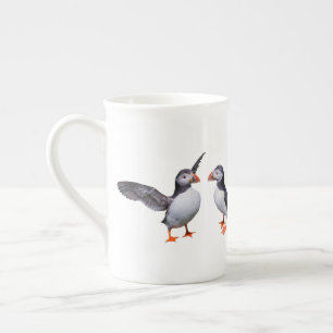 De Porcelana Caneca Amigos do Papagaio-do-mar