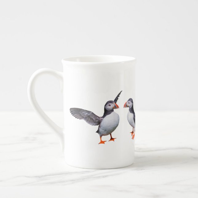 De Porcelana Caneca Amigos do Papagaio-do-mar (Esquerda)