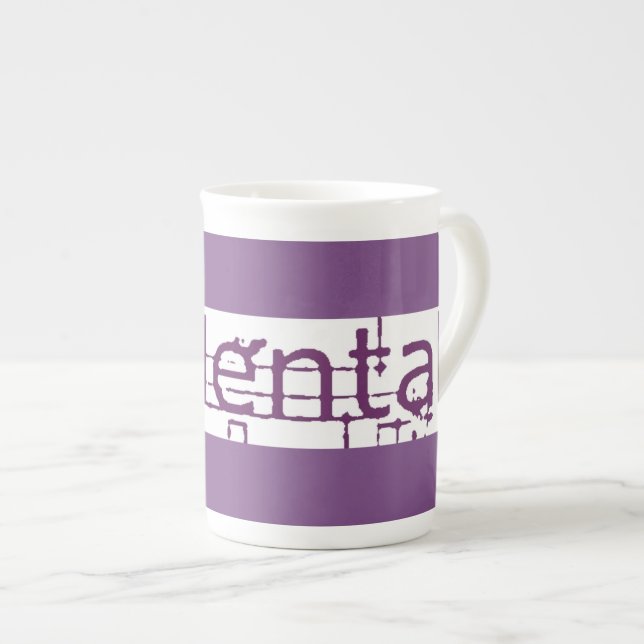 De Porcelana caneca cementosa (Frente Esquerda)