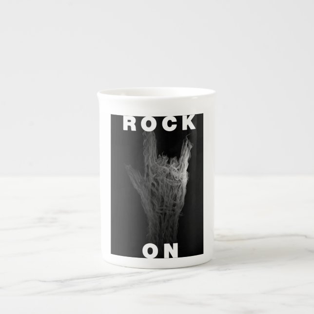 De Porcelana Caneca da rocha (Frente)