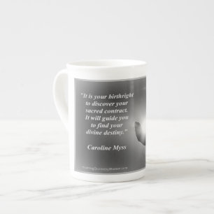 De Porcelana Caneca das citações - Caroline Myss