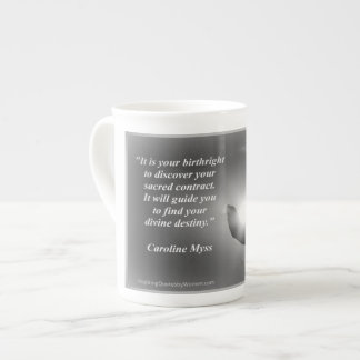 De Porcelana Caneca das citações - Caroline Myss