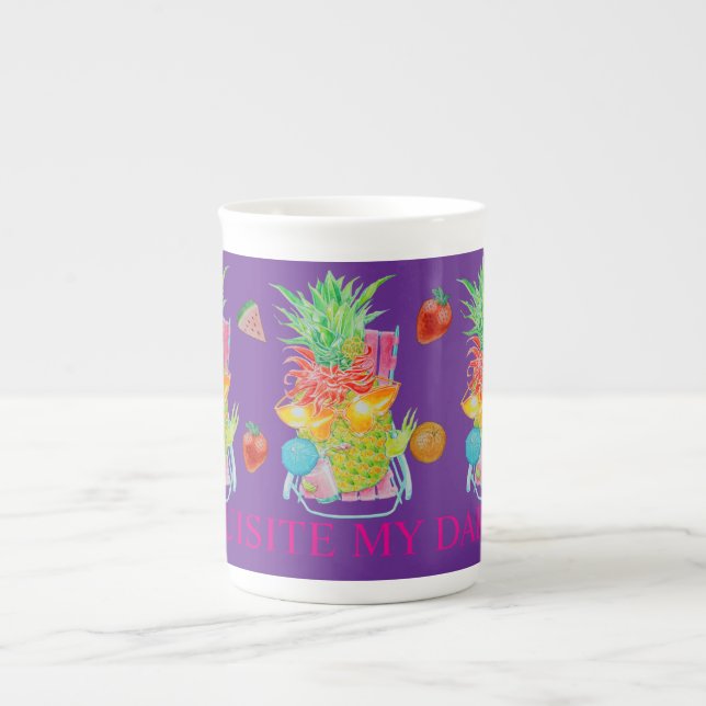 DE PORCELANA CANECA DESENHADA PARA MULHERES EXQUISITAS (Frente)