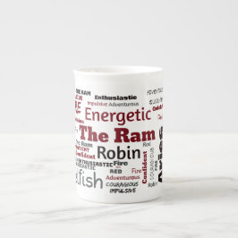 De Porcelana Caneca do Aries