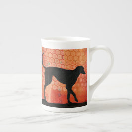 De Porcelana Caneca do greyhound presente ideal para greyhound