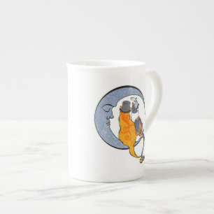 De Porcelana Caneca do Kat China da lua