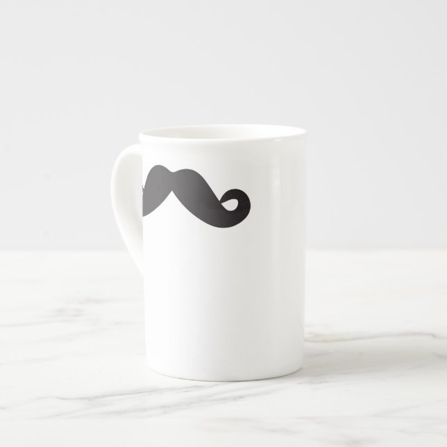 De Porcelana Caneca do Moustache (Frente Esquerda)