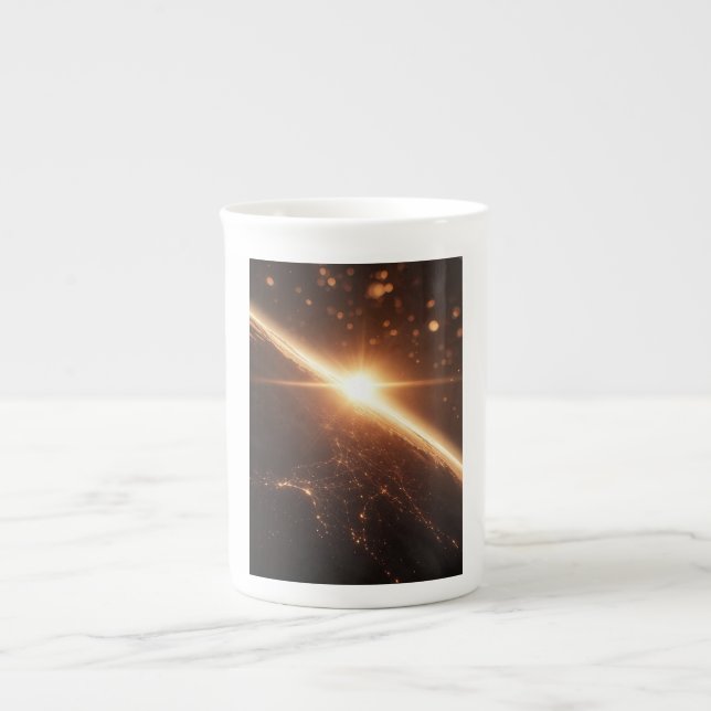 De Porcelana Caneca Éclipse (Frente)