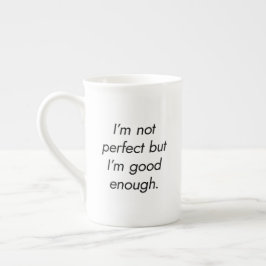 De Porcelana Caneca Especial Eu Sou Bom o Suficiente