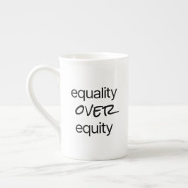 De Porcelana Caneca Especial Igualdade Sobre Equidade