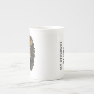 De Porcelana Caneca Especial Leão Majestoso