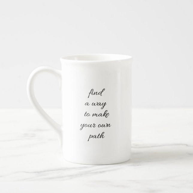De Porcelana Caneca Especial Seu Próprio Caminho (Esquerda)