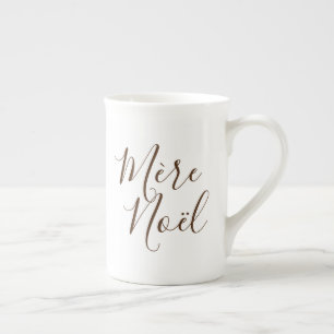 De Porcelana Caneca francesa da Sra. Claus (Mère Noël)