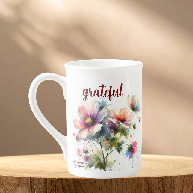 De Porcelana Caneca Moderna Especializada Floral Grata (Criador carregado)