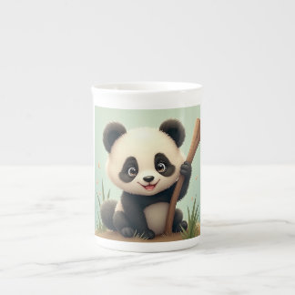 De Porcelana caneca panda fofa