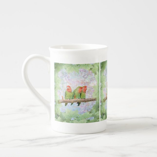 De Porcelana Caneca Peach Delight (Esquerda)