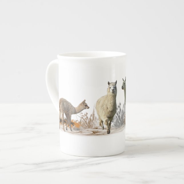 De Porcelana Caneca Prado da Lhama (Frente Esquerda)