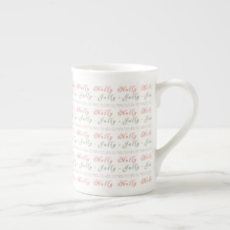 De Porcelana Caneca Specialty Holly Jolly