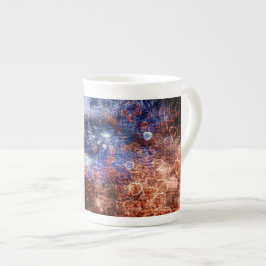 De Porcelana Caneca Temática Corações na Estrada