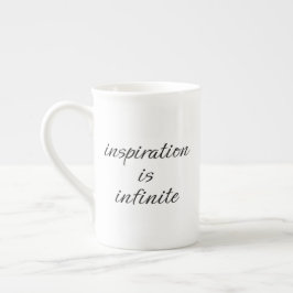 De Porcelana Caneca temática Inspiração