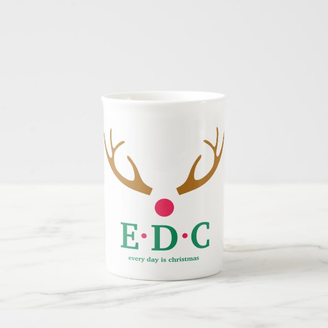 De Porcelana Caneca Todo Dia é Natal China (Frente)