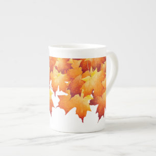 De Porcelana Casal em uma caneca chinesa óssea