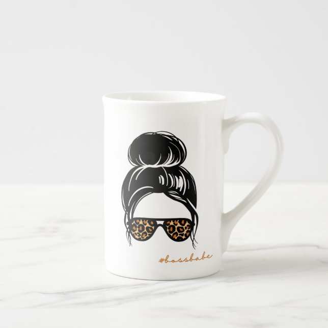 De Porcelana Chefe Babe, caneca "A beleza é o meu negócio" (Direita)