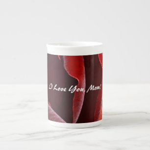 De Porcelana Eu amo você, Mamãe! Caneca