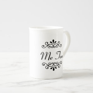 De Porcelana "Eu faço," casais imitaçóisis a caneca