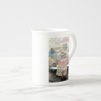 De Porcelana Eu te amo um alqueire & uma caneca do Peck