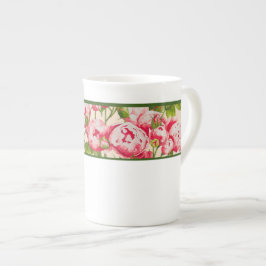 De Porcelana Rosy Abundance em uma Caneca China Óssea (B)