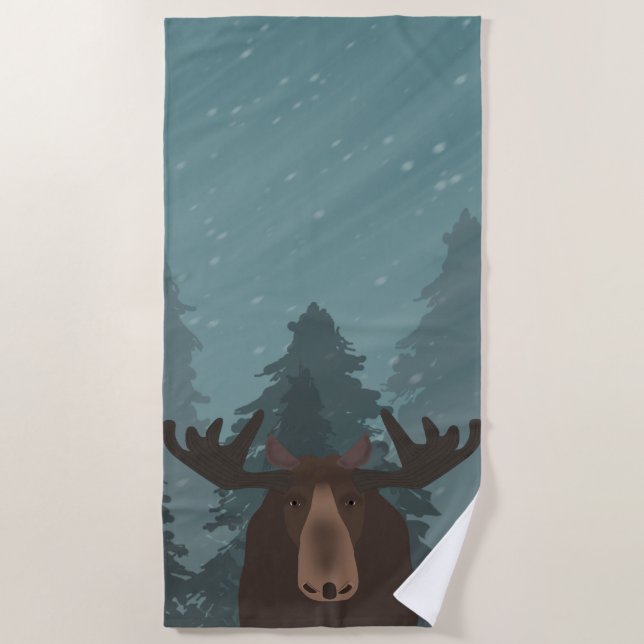 De Praia Toalha Moose Beach (Frente)
