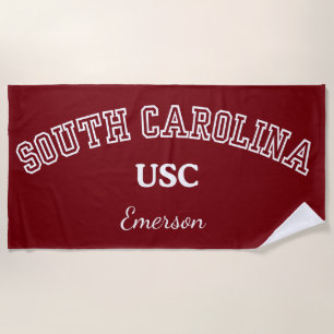 De Praia Toalha Personalizada da Universidade da Carolina d